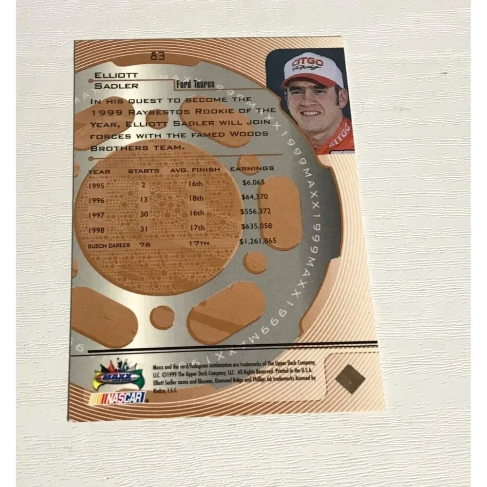 Elliott Sadler Racing Card Lot NASCAR Busch Series Performance Racing - Picture 9 of 9